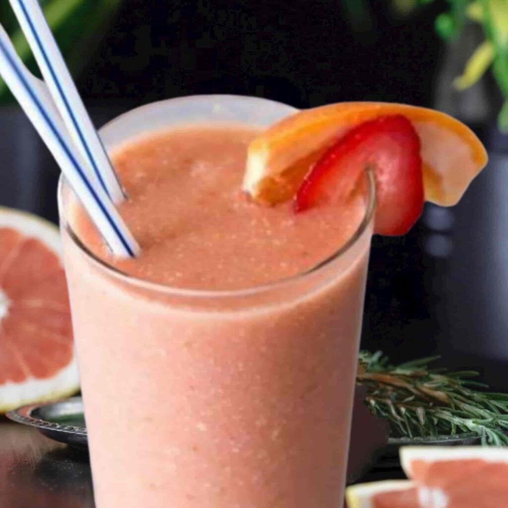 Pink Grapefruit and Cashew Smoothie Recipe - sharpmuscle