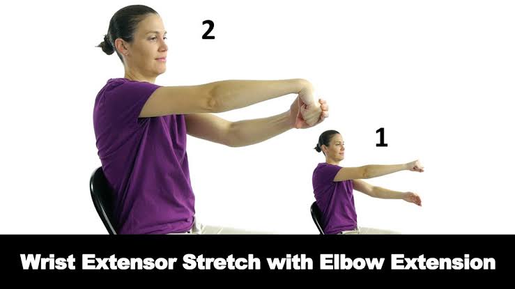 Wrist extensor stretch - sharpmuscle