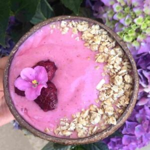 peach and raspberry smoothie - sharpmuscle