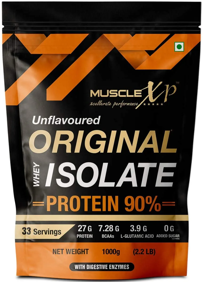 MuscleXP Original Whey Isolate Protein With 90% Digestive Enzyme - sharpmuscle