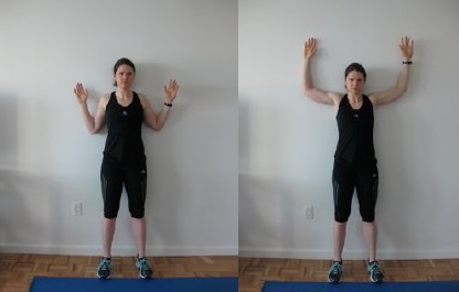 wall stick up exercise for obesity people - sharp muscle