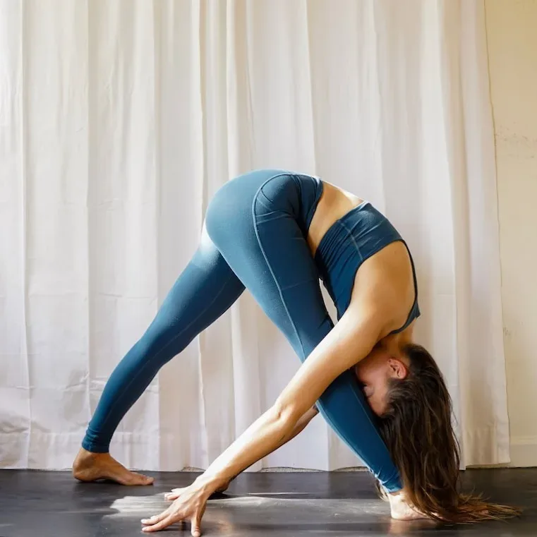 Pyramid Pose (Parsvottanasana or Intense Side-Stretch Pose) - Sharp Muscle