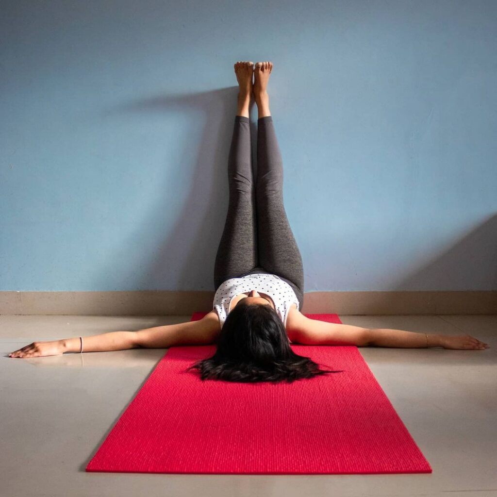 Legs Up the Wall (Viparita Karani) Steps, Benefits and Contraindications - Sharp Muscle