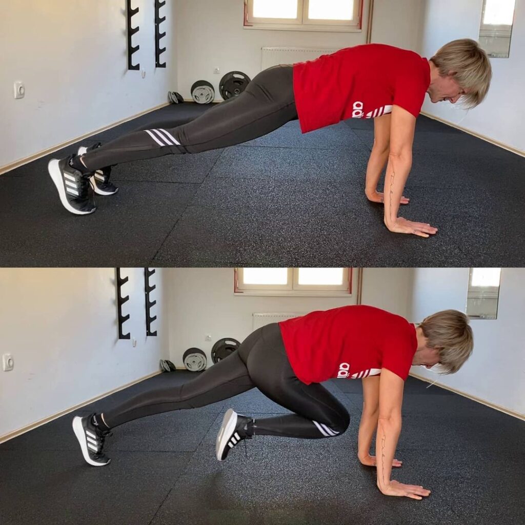 How To Do Mountain Climbers and Roll Exercise - Sharp Muscle