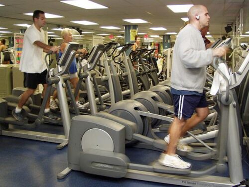 Elliptical Trainer or Cross Trainer - Sharp Muscle