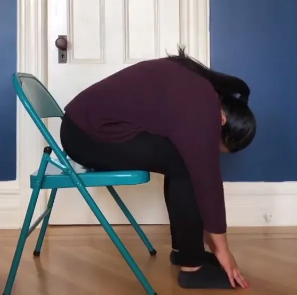 Chair Forward Bend Pose – Sharp Muscle