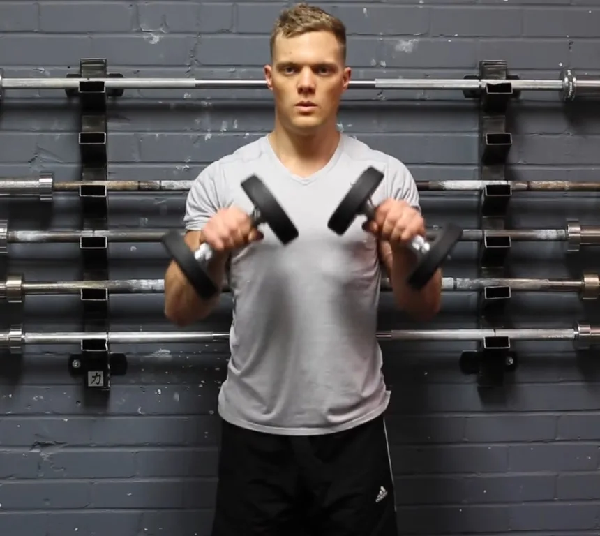 Dumbbell Reverse Curl for forearms